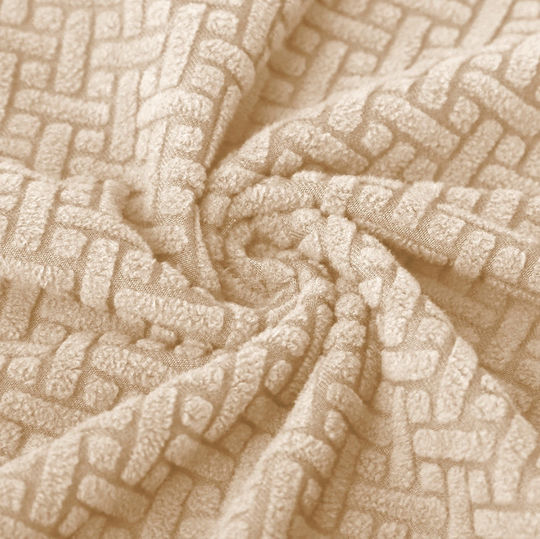 Ubieramy Meble Elastische Abdeckung für Stuhl Beige 40x40cm 1Stück