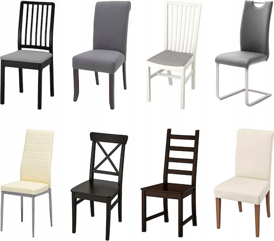 Ubieramy Meble Elastic Cover for Chair Colorful Patterns 1pcs