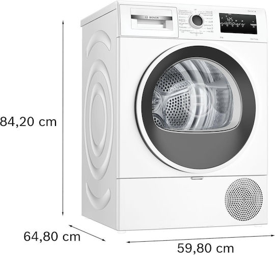 Bosch Serie 4 Wäschetrockner 8kg mit Wärmepumpe