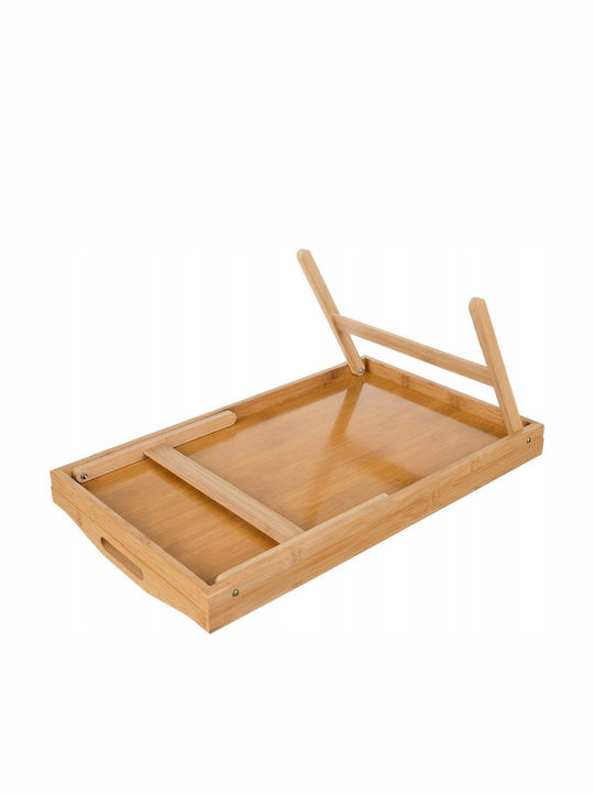 Bamboo Square Serving Tray made of Bamboo in Brown Color isp25052lks 1pcs