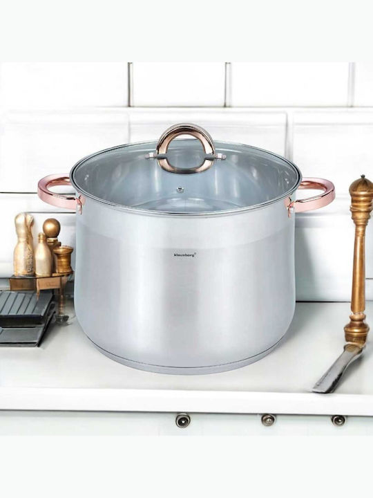 Klausberg Deep Stainless Steel Pot 18.7lt / 32cm