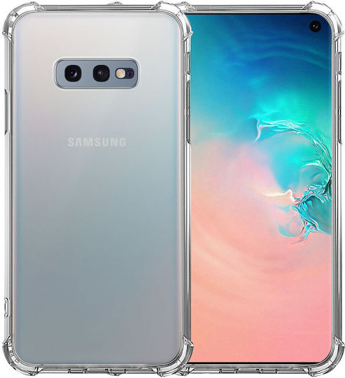 Anti-shock Case Samsung S10e Clear Silicone Hard Plastic Back Anti-drop Corners Transparent