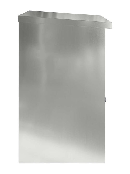 vidaXL Пощенска Кутия За Открито Метална В Черен Цвят 44x35x59см