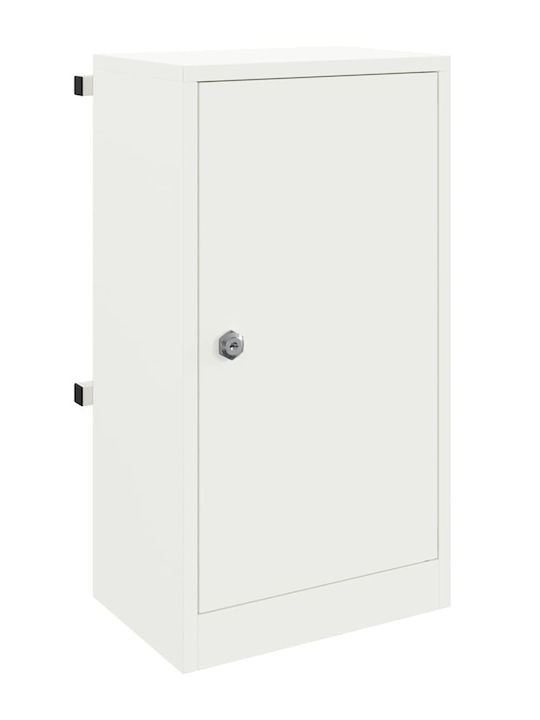 vidaXL Außenbereich Briefkasten Inox in Weiß Farbe 30x23x55cm