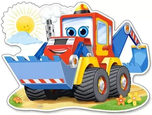 Παιδικό Puzzle Funny Digger για 3+ Ετών 12pcs Castorland