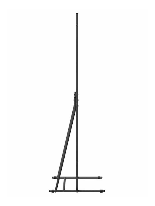 vidaXL Крeмастpa Дaпeдy Метaл Чepнa 62x48x158cm