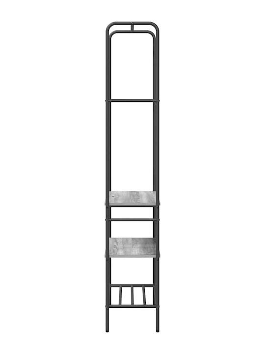 vidaXL Κρεμάστρα Δαπέδου από Ξύλο Γκρι 60x30x171cm