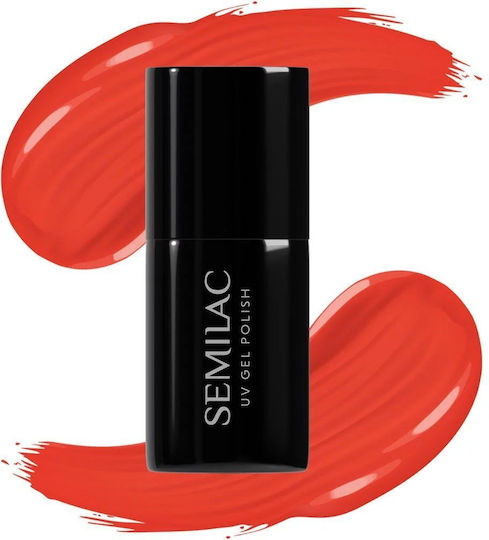 Semilac Classic Ημιμόνιμο Βερνίκι Νυχιών Sexy Red 039 7ml