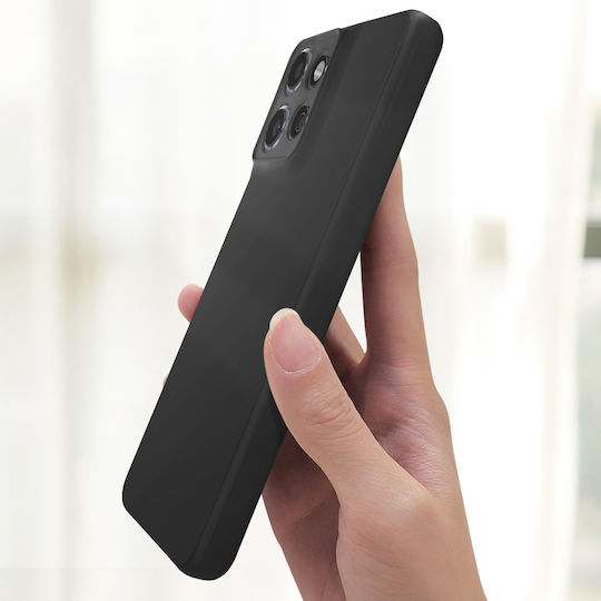Avizar Case Motorola Edge 50 Neo Silicone Soft Matte Black