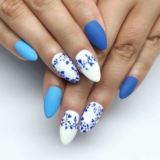Semilac Classic Semi-Permanent Nail Polish Denim Blue 084 7ml 1pcs