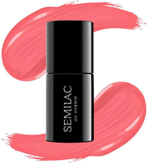 Semilac Classic Semi-Permanent Nail Polish Pink Doll 033 7ml 1pcs