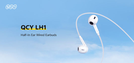 QCY In-ear Handsfree Ακουστικά με Βύσμα USB-C Λευκό