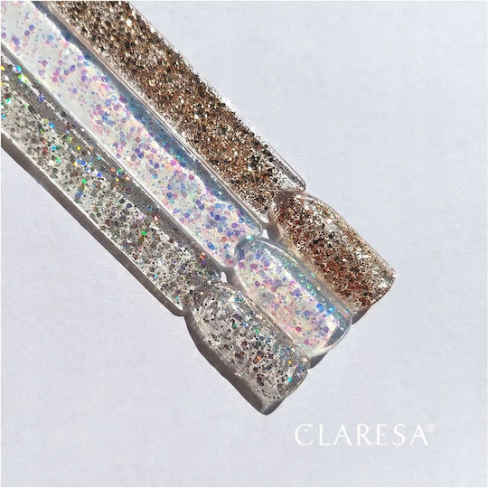 Claresa Soak Off Gel Nagellack Glitter 1 mit Glitzer 5ml