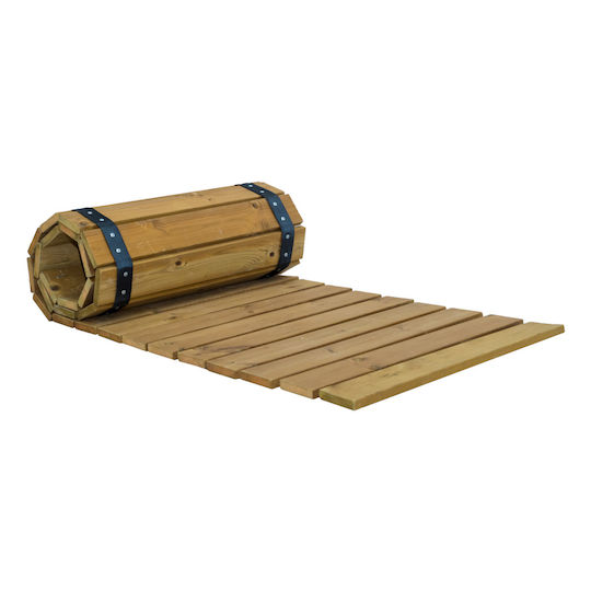 Showood Wood Pathway for Garden Flooring for Beach 120x100cm