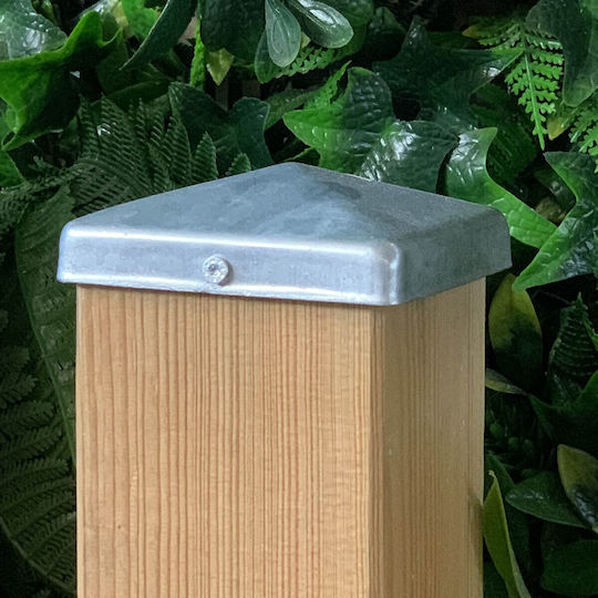 Showood Kappe für Gartenboden aus Metall 7x7cm 1Stück Pyramide