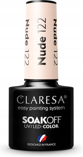 Claresa Claresa Gel Nail Polish Nude 122 Pink 5ml