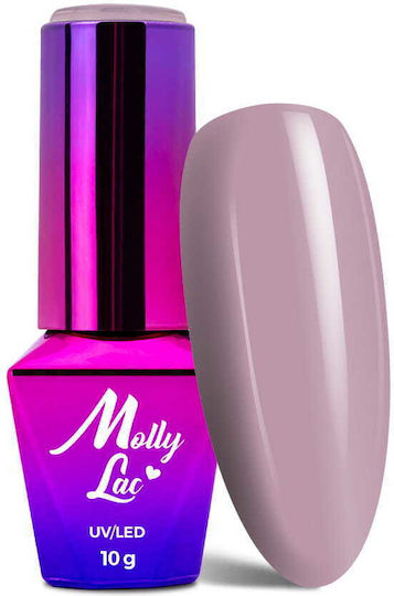 Molly Lac Semi-Permanent Nail Polish 212 with Glitter 10ml 10gr 1pcs