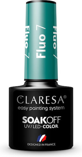 Claresa Fluo 7 Полутраен Лак За Нокти Fluo 7 5мл