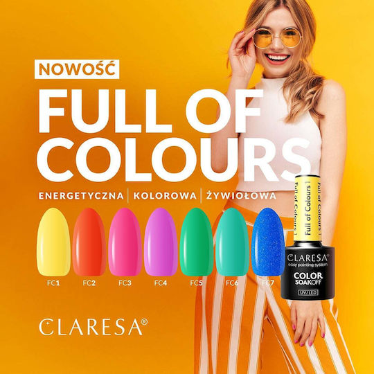 Claresa Full Colours Gel Nagellack Full Of Colours 3 5ml