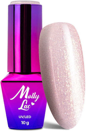 Hybrid Gel Polish Mollylac Wedding Dream Champagne Anniversary 10g Nr 382