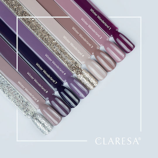 Claresa Winter Wonderland Gel Nagellack Lila 8