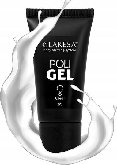Claresa Acrygel Poligel Acrygel Νυχιών Διάφανο 30ml