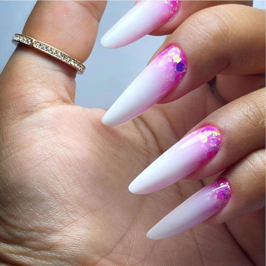 Mixcoco Soak-Off Hard Builder Gel Νυχιών 02 Milky Λευκό 15ml