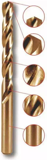Dedra Drill Cobaltium with Cylindrical Shank for Metal και Masonry 3.2mm