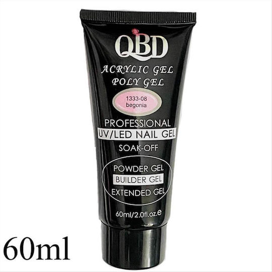 QBD Acrygel Νυχιών 08 Begonia 60ml