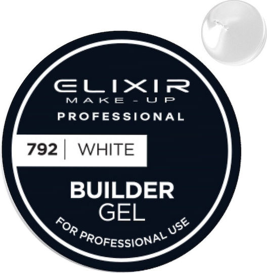 Elixir Builder Gel Νυχιών White 792 15gr