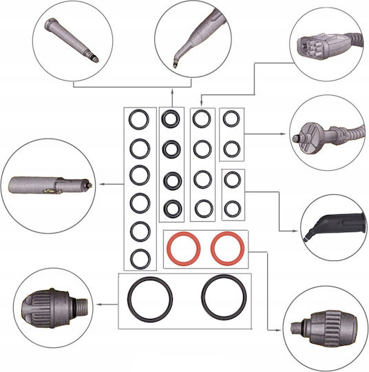 Rosfix M3WQ-S6A4 Supapă Set de 22buc