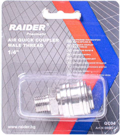 Raider 089927 Σύνδεσμος 1/4'' QC04
