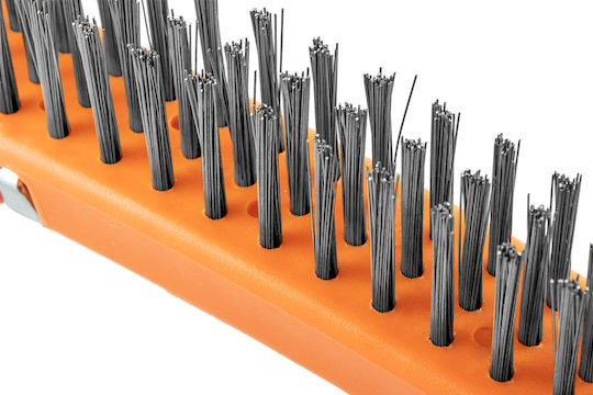 Neo Tools Arbeitsbürste mit Schaber 3 Reihen 345mm 39-012