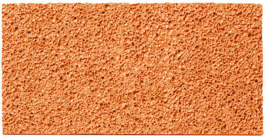 Ariston Τριβίδι Σοβά Πλαστικό 280x140mm Πορτοκαλί Σφουγγάρι