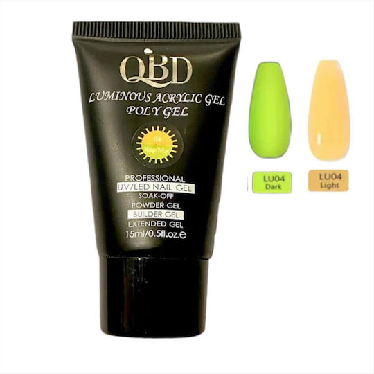 QBD Luminous Acrygel Νυχιών 04 Πολύχρωμο 15ml