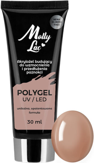 Molly Lac Acrygel Νυχιών Καφέ 30ml