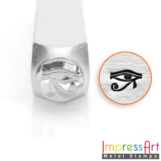 Impress Art Ζουμπάς Ανάγλυφος με Στάμπα Eye Horus 6мм 6мм SC1518-F-6мм