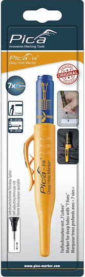 Pica 150/41/SB Marker Engraving Marker for Deep Holes Blue