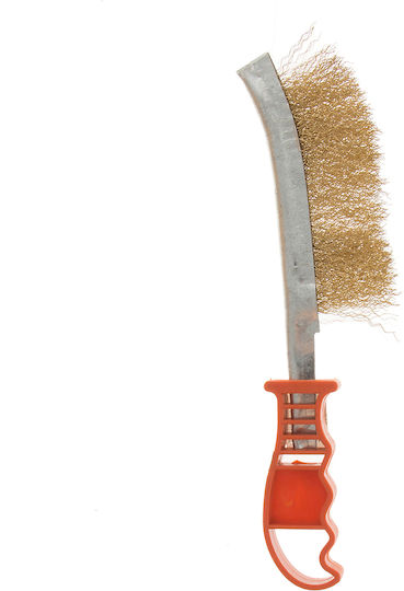 Viosarp 8022700 Set Misc Hand Tools Wire Brush with Handle 23cm with Plastic Handle 6 Pieces