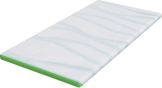 vidaXL Ανώστρωμα Μονό Polyester 100x200x6εκ.