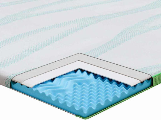 vidaXL Matratzenauflage Einzel Polyester 70x200x6cm