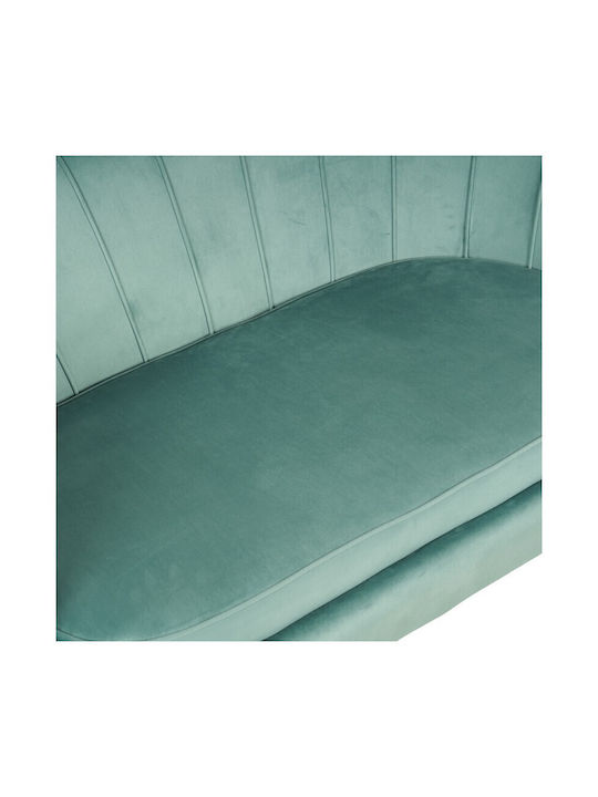 Daimon Doppelsitzer Sofa Samt Pistazie Farbe 134x70x77cm