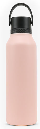 Runbott Runbott Thermosflasche Rostfreier Stahl BPA-frei 600ml Rosa