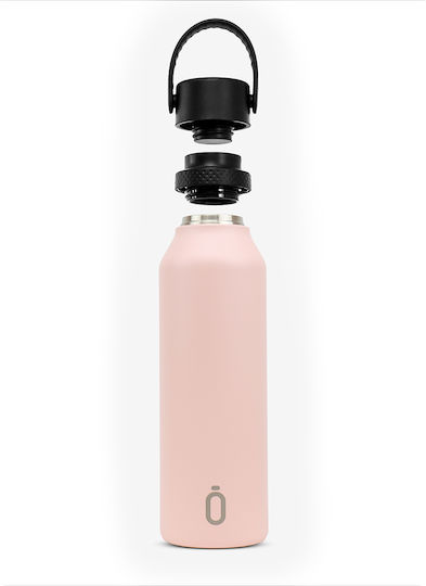 Runbott Runbott Thermosflasche Rostfreier Stahl BPA-frei 600ml Rosa