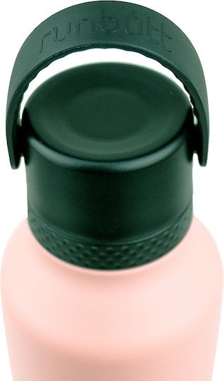 Runbott Runbott Thermosflasche Rostfreier Stahl BPA-frei 600ml Rosa