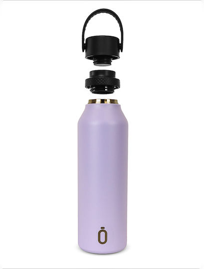 Runbott Μπουκάλι Θερμός Ανοξείδωτο BPA Free 600ml Λιλά