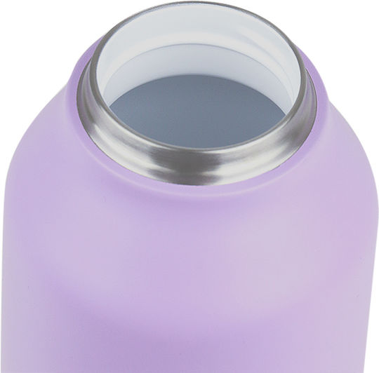 Runbott Μπουκάλι Θερμός Ανοξείδωτο BPA Free 600ml Λιλά