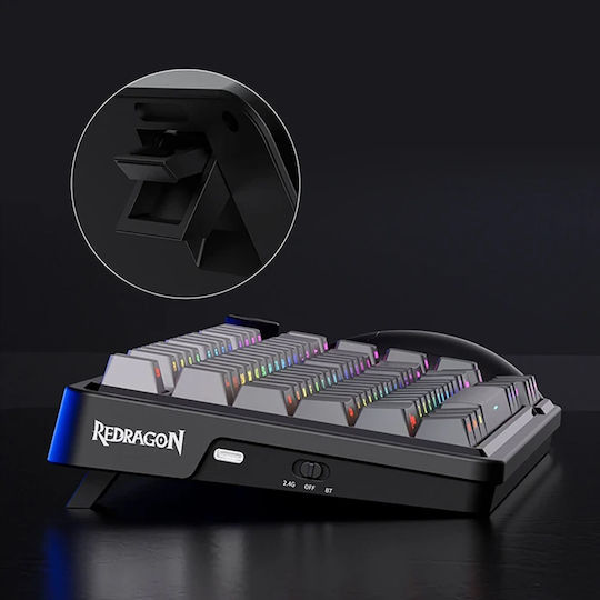 Redragon K673SP-RGB-PRO Wireless Gaming Mechanical Keyboard 65% with RGB lighting (English US)