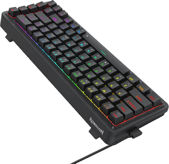 Redragon K709 Gaming Μηχανικό Πληκτρολόγιο 65% με RGB φωτισμό (Αγγλικό US)