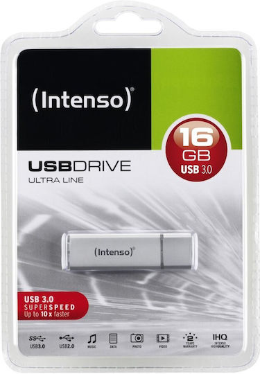 Intenso Ultra Line 16GB USB 3.0 Stick Λευκό